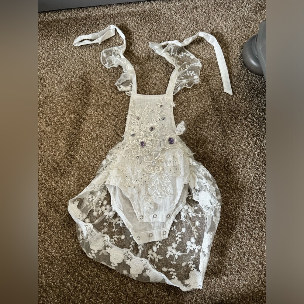 Babygirl halter onesie